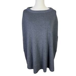 Banana Republic Extra Fine Merino Wool Poncho Sweater US Women's XS/S